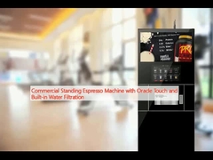 오라클 터치와 내장 물 필터링을 갖춘 상용 서있는 에스프레소 머신