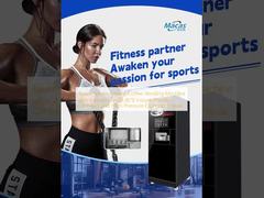 Touch Screen Instant Coffee Vending Machine with 4 Mixers and 3.8L*8 Instant Powder Canisters and High Pressure Espresso Brewer