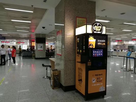 차 커피 인스턴트 커피 자동 판매 기계 동전 작동 2200W