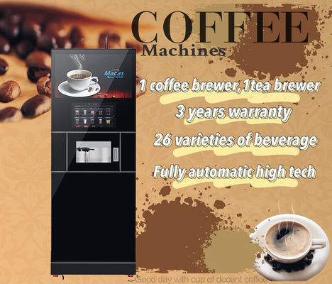 주문 Floor Standing Coffee Machine designed for commercial with one touch coffee tea brewing and adjustable strength options 온라인 제품