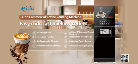 주문 Commercial Auto Floor Standing Espresso Coffee Machine with Adjustable Strength Levels and Auto-Cleaning Feature 온라인 제품