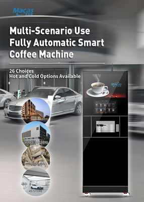 IOT 지원 학교 스마트 터치 스크린 커피 판매 기계 지원 IOT