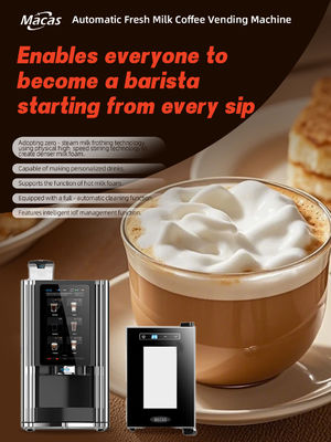 좋은 가격 Factory Commercial Bean to Cup Fresh Milk Espresso Coffee Machine suits in HoReCa 온라인으로